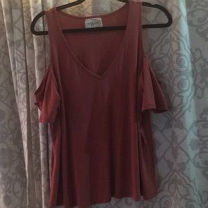 Off the shoulder shirt